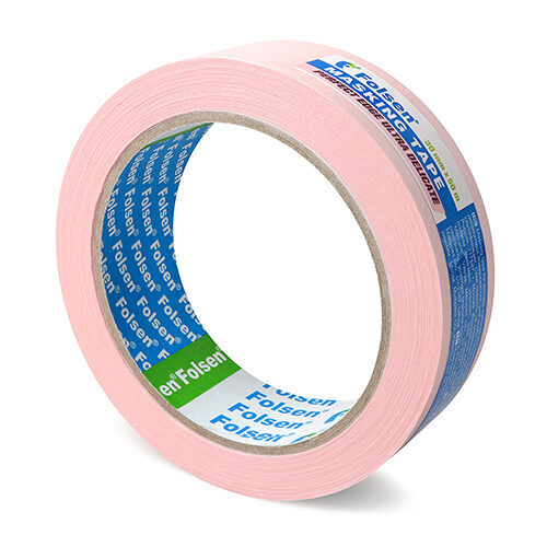 Малярная лента для особо точных линий, деликатная (розовая) Folsen PERFECT EDGE DELICATE 50 м х 50 мм 02075050